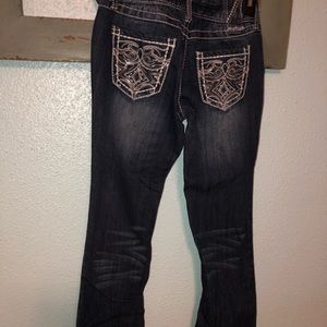 Amethyst blue jeans